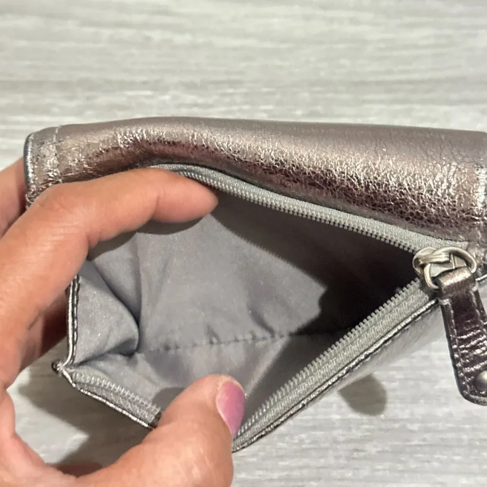 Coach Shimmering Silver Women's Wallet